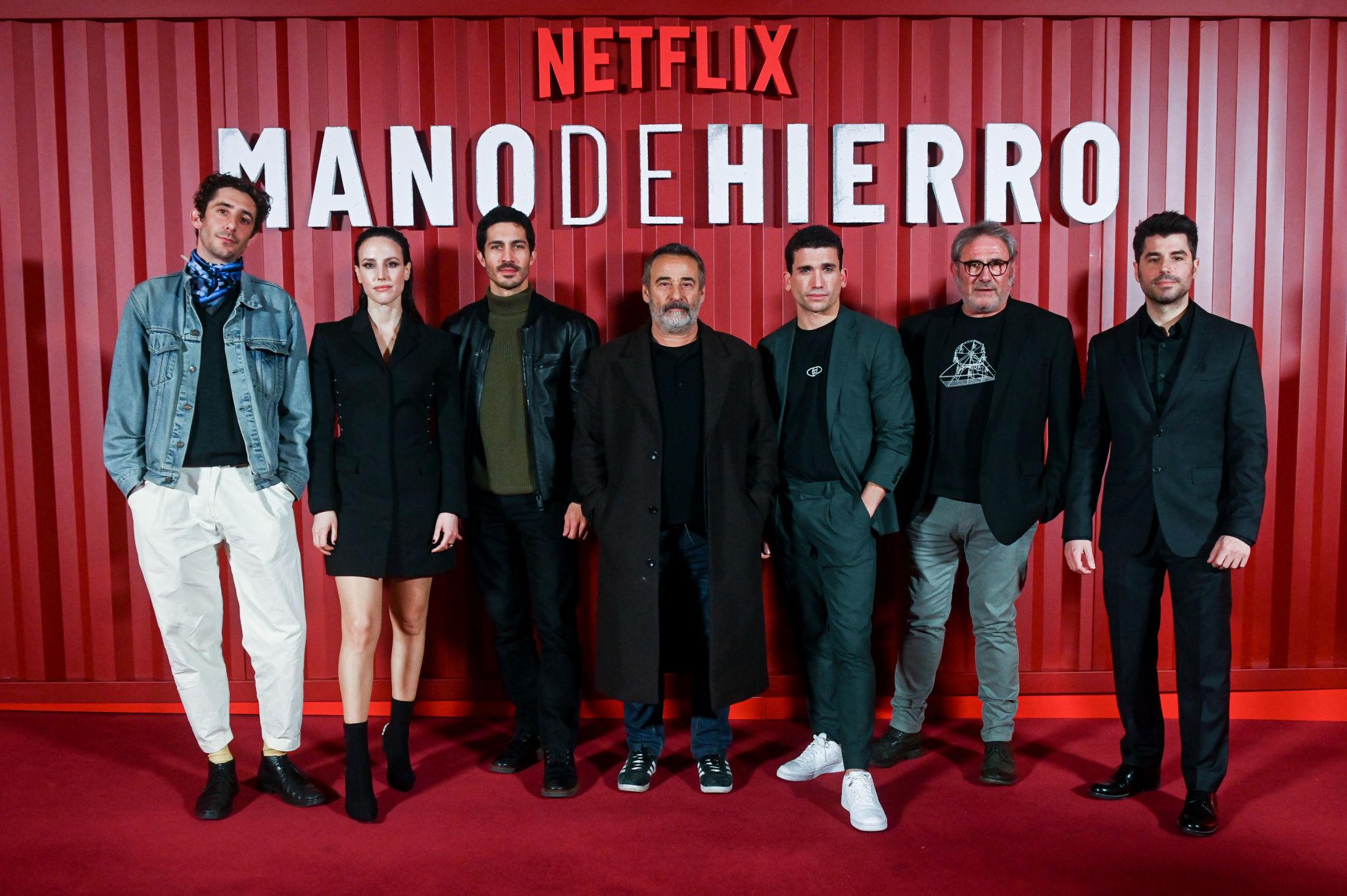 Spanish entertainment cast at a Netflix event